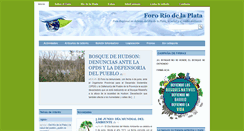 Desktop Screenshot of fororiodelaplata.com.ar